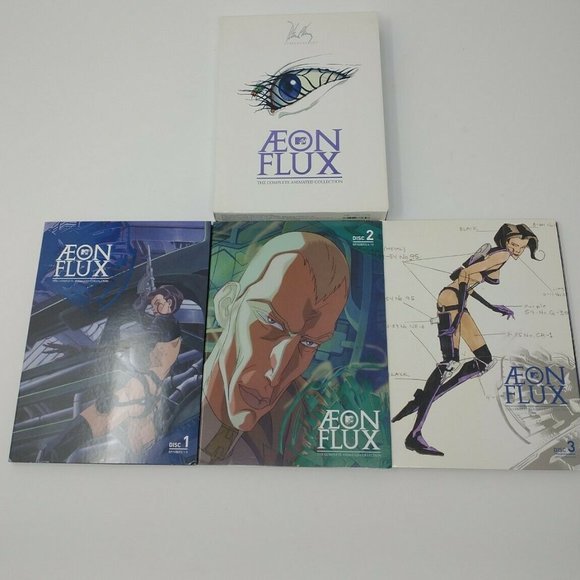 Aeon Flux - The Complete Animated Collection (DVD, 2005, 3-Disc Set) soundtrack - Picture 3 of 3